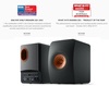 זוג רמקולים מדפיים מוגברים מבית KEF דגם LS50 Wireless II