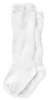 זוג גרביים מעוצבות ארוכות לתינוק במידה 0-12 - לבן