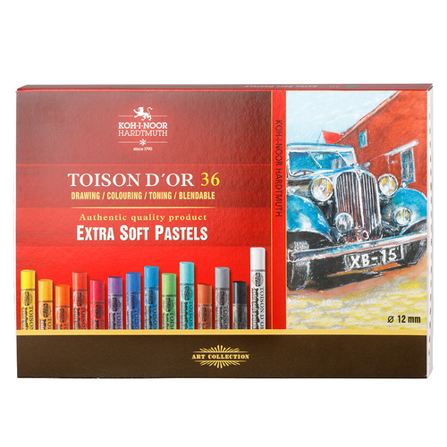 סט 36 פסטל יבש רך EXTRA SOFT PASTELS (צבעוני)