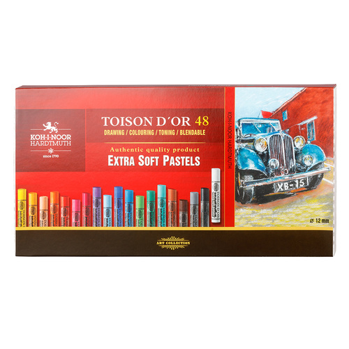 סט 48 פסטל יבש רך EXTRA SOFT PASTELS (צבעוני)