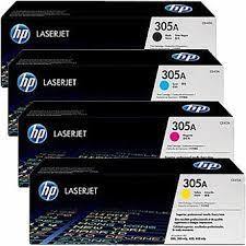 סט טונרים מקוריים HP 305A שלם