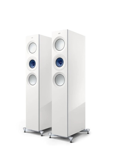 High-Gloss White/Blue