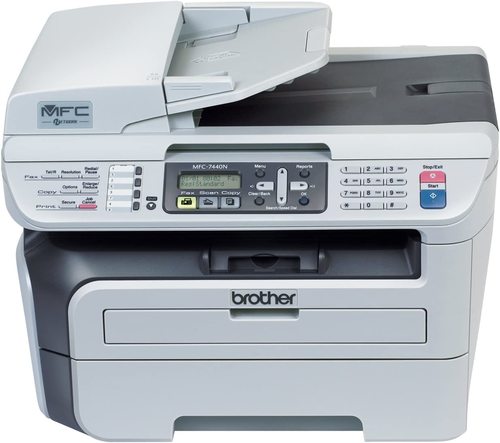  מדפסת ‏לייזר שחור לבן משולבת Brother MFC7440N