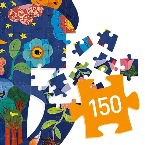 פאזל ארט 150 חלקים - פיל