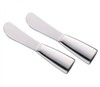 זוג סכיני מריחה נירוסטה butter knives