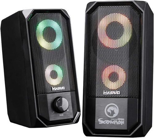 רמקול 2.0 LED GAMING MARVO SG-265 P