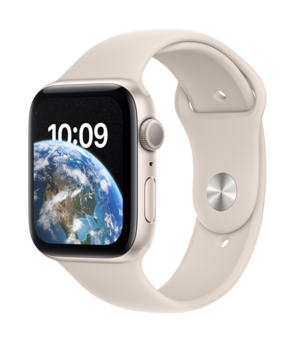  שעון חכם Apple Watch SE 2nd Gen 44mm Aluminum Case Sport Band GPS אפל