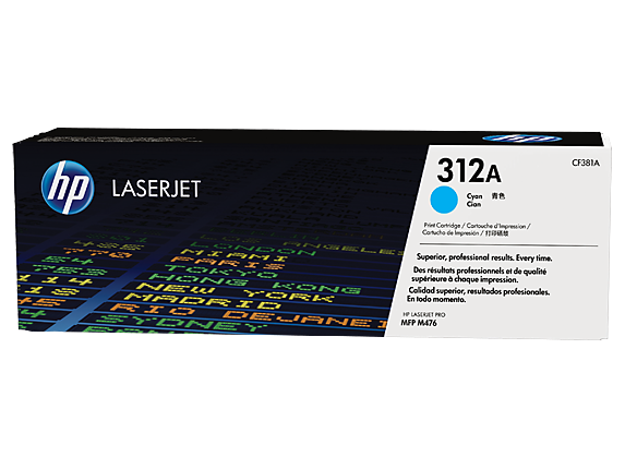 טונר כחול מקורי HP 312A Cyan CF381A