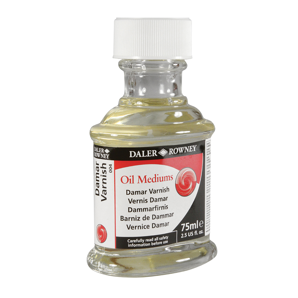 לכה דמאר מבריקה לצבעי שמן (75 מ"ל) DAMMAR VARNISH GLOSSY