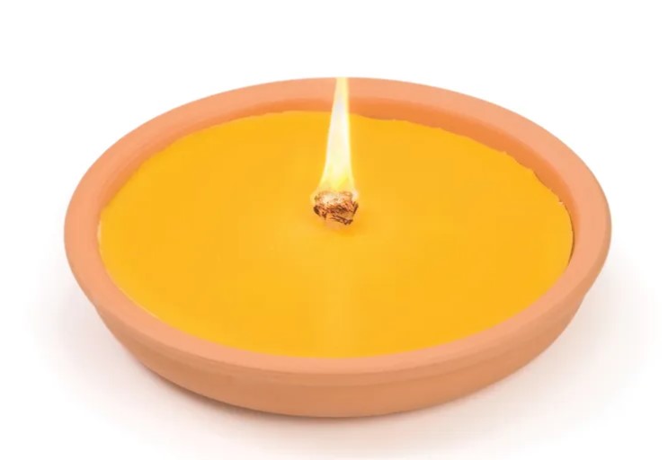 נר ציטרונלה קוטר 16 – מרחיק יתושים