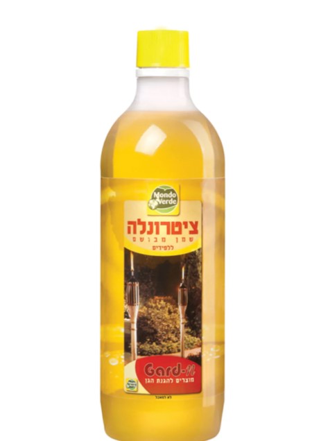 שמן ציטרונלה ללפיד להרחקת יתושים