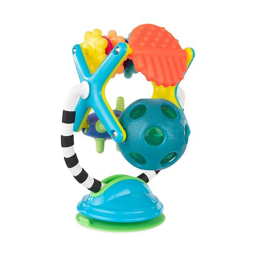 גלגלת נשכנים 2 ב 1 עם אפשרות הדבקה לכיסא אוכל