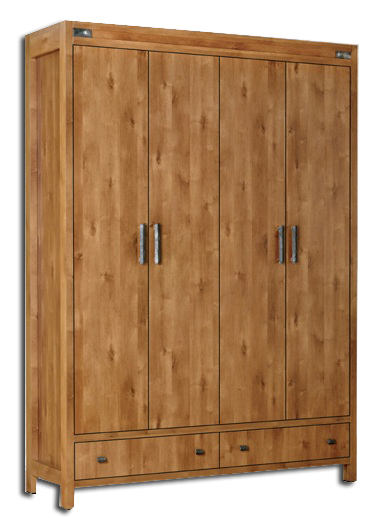ארון בגדים 4 דלתות דגם 2108