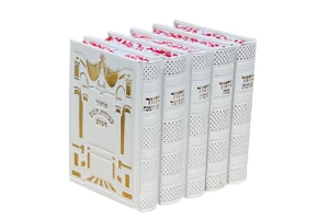 סט מחזורים עבודת השם מהודר צבע לבן