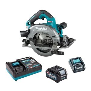 מסור עגול HS004G 40V מתוצרת Makita עם 2 סוללות ומטען