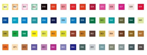 מארז 60 טושי מכחול ZIG CLEAN COLOR BRUSH