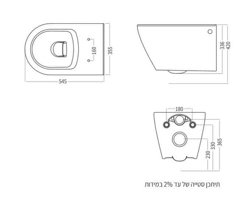 סט ניאגרה קומפלט GROHE לקיר בטון ואסלה חמת סמארט 49