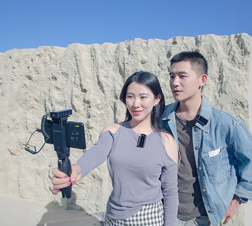 זוג מיקרופונים אלחוטיים Boya BY-XM6-K2