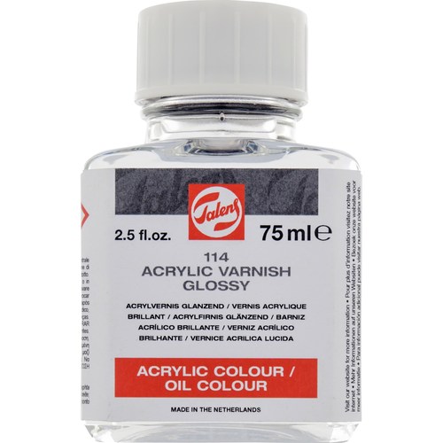 לכה מבריקה לצבעי שמן ואקרליק (75 מ