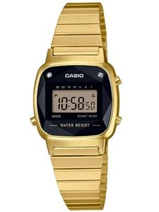 CASIO LA670WGAD-1DF משובץ יהלומים טבעיים