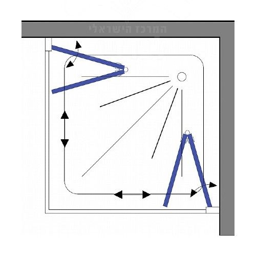ARMONICA 2801D| מקלחון SELAQUA פינתי | 6 מ