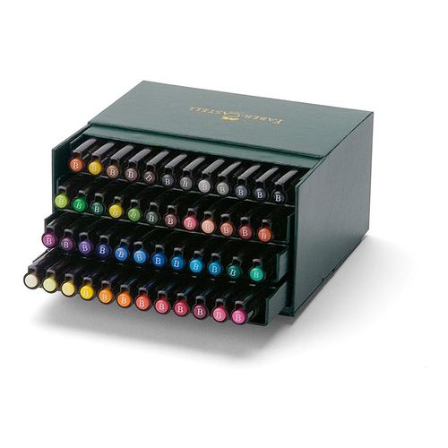 סט 48 טושי מכחול Pitt Artist Pens Brush