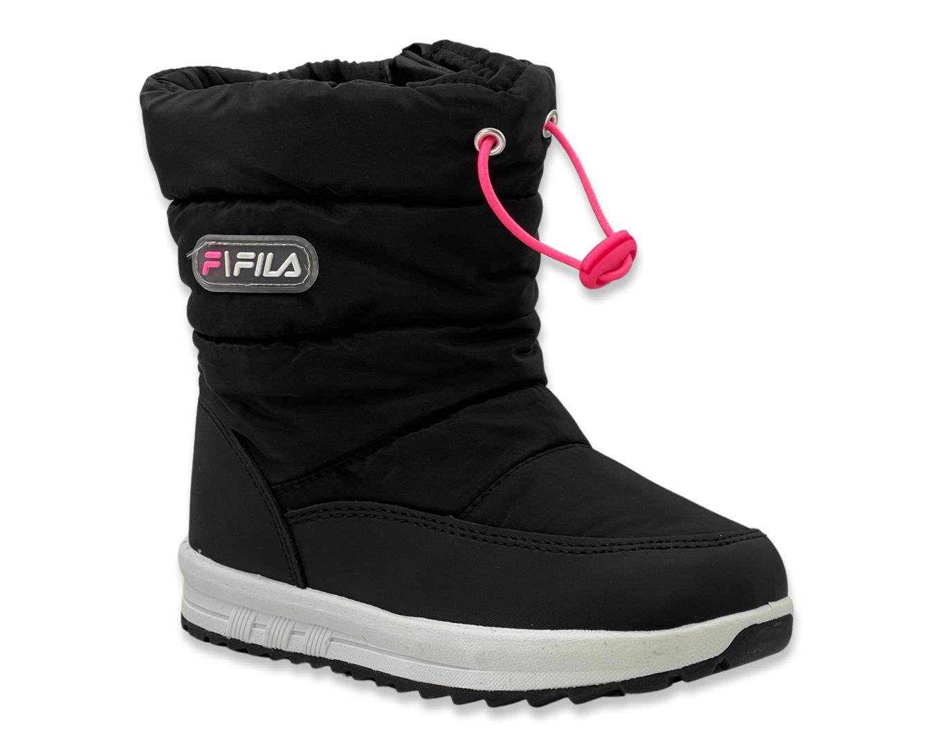 מגפי FILA לבנות 24-32 שחור/נאון פוקסיה F300716993