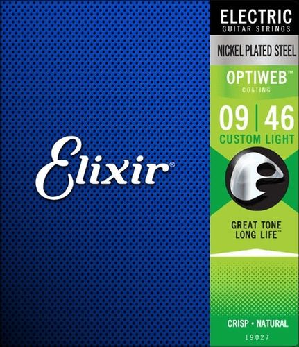 סט מיתרים לחשמלית Elixir Optiweb 0.09-0.46