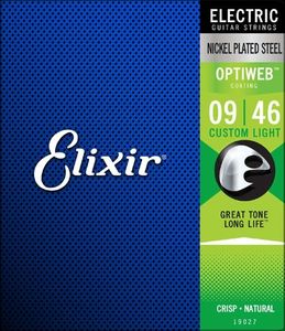 סט מיתרים לחשמלית Elixir Optiweb 0.09-0.46