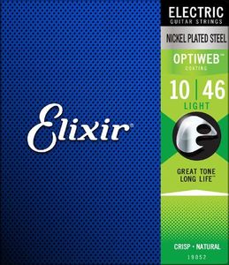 סט מיתרים לחשמלית Elixir Optiweb 0.10-0.46