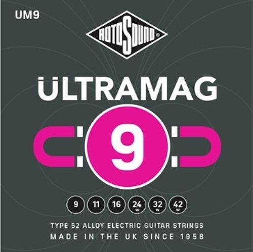 סט מיתרים 0.9 לחשמלית Rotosound UltraMag 0.9 GAUGE
