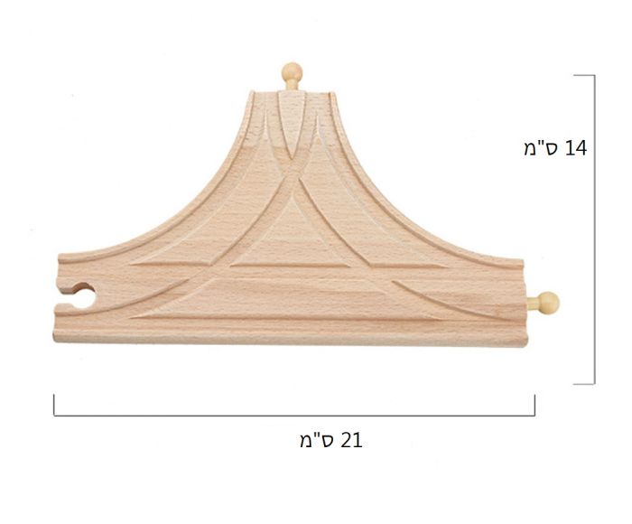 מסילת עץ מפוצלת  33018