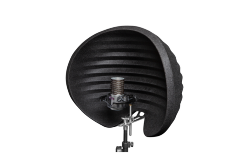 מגן אקוסטי למיקרופונים בצבע שחור Aston Microphones HALO SHADOW