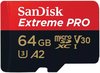 כרטיס זיכרון Sandisk Extreme Pro MicroSd 64gb 200mb/s