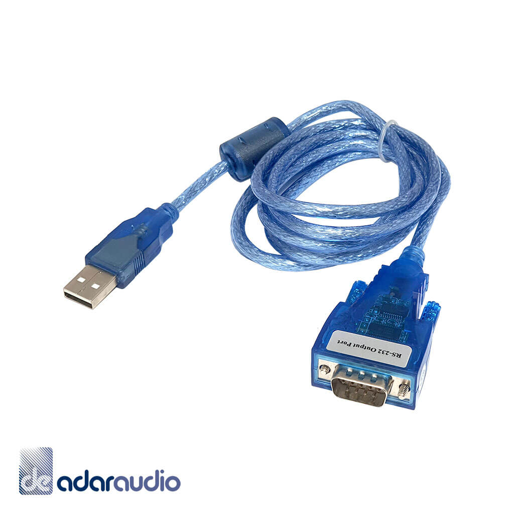 כבל ממיר USB - סיריאלי RS232, מקצועי עם צ
