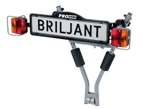 BRILJANT מנשא אופניים מסוג “עמוד” קומפקטי מתקפל – 2 זוגות