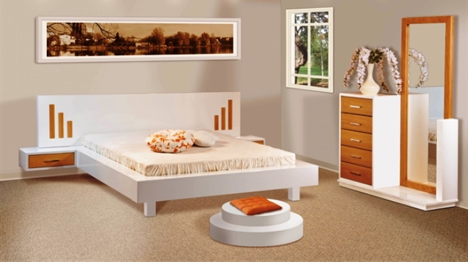 חדר שינה קומפלט דגם R 6 מעץ מלא מבית SLEEPNET