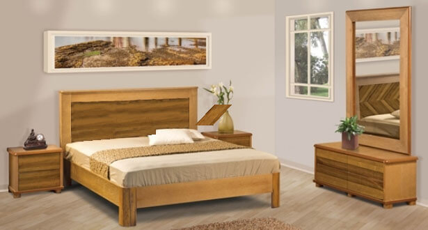 חדר שינה קומפלט דגם R 8 מעץ מלא מבית SLEEPNET