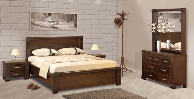 חדר שינה קומפלט דגם R 23 מעץ מלא מבית SLEEPNET