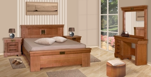 חדר שינה קומפלט דגם R 41 מעץ מלא מבית SLEEPNET