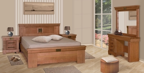 חדר שינה קומפלט דגם R 41 מעץ מלא מבית SLEEPNET