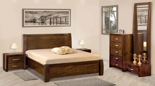 חדר שינה קומפלט דגם R 21 מעץ מלא מבית SLEEPNET