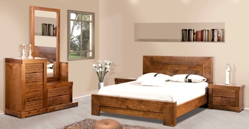 חדר שינה קומפלט דגם R 25 מעץ מלא מבית SLEEPNET