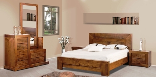 חדר שינה קומפלט דגם R 25 מעץ מלא מבית SLEEPNET