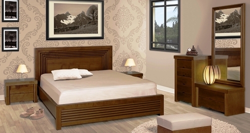 חדר שינה קומפלט דגם R 37 מעץ מלא מבית SLEEPNET