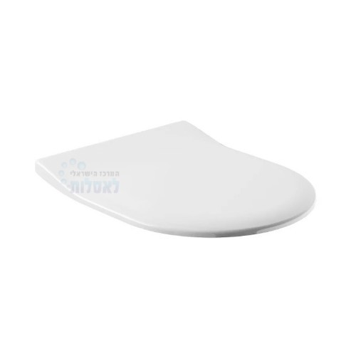 מושב אסלה VB4900004  Villeroy & Boch 9M87S101 | מושב אסלה דק טריקה שקטה | לבן | AVENTO ווילרוי אנד בוש.