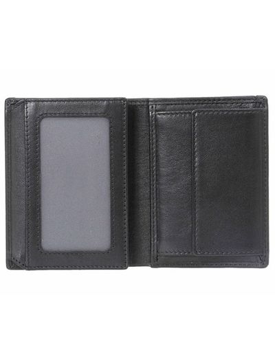ארנק עור קטן פתיחה כפולה יעיל מאד הגנת RFID עמנואל emanuel