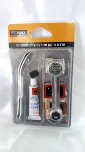PROMAX ערכת תיקון פנצרים באופניים בבליסטר