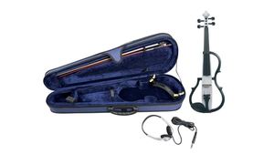 כינור חשמלי עוצר נשימה בעיצוב ייחודי GS401646 כולל קייס ואוזניות מבית GEWA (Germany)