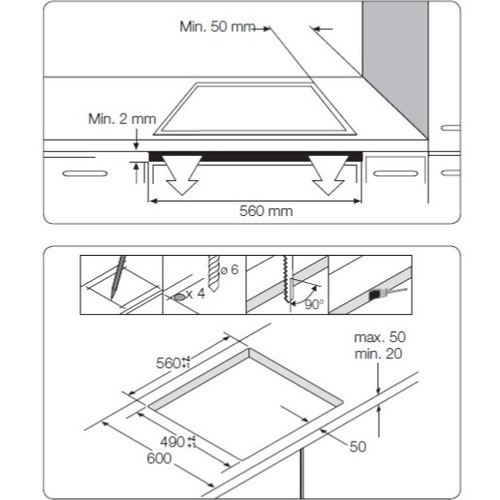 כיריים אינדוקציה Samsung NZ64H37070K סמליין 